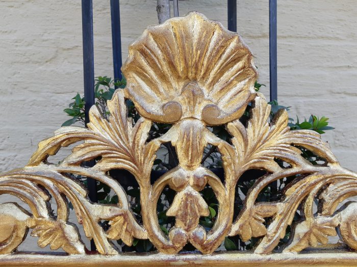 Ornate carved Mirror Gilded with  Gold Leaf - Image 8