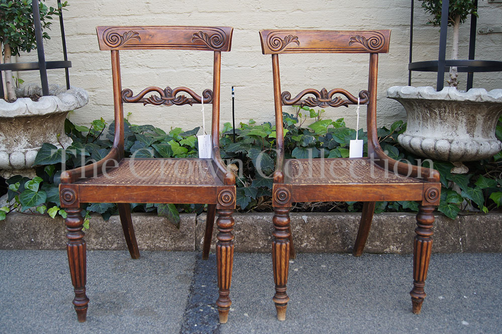 antique carved oak chairs