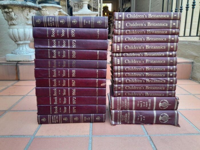 A 20TH Century Set Of 25 Books (25) Books. Comprising Twelve (12) Children Encyclopaedias