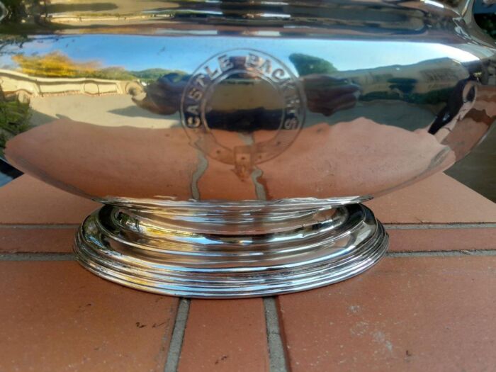 A 20th Century English  Electroplate Soup Tureen with Handles and Cover and Matching Ladle  Elkington and Co - Image 7