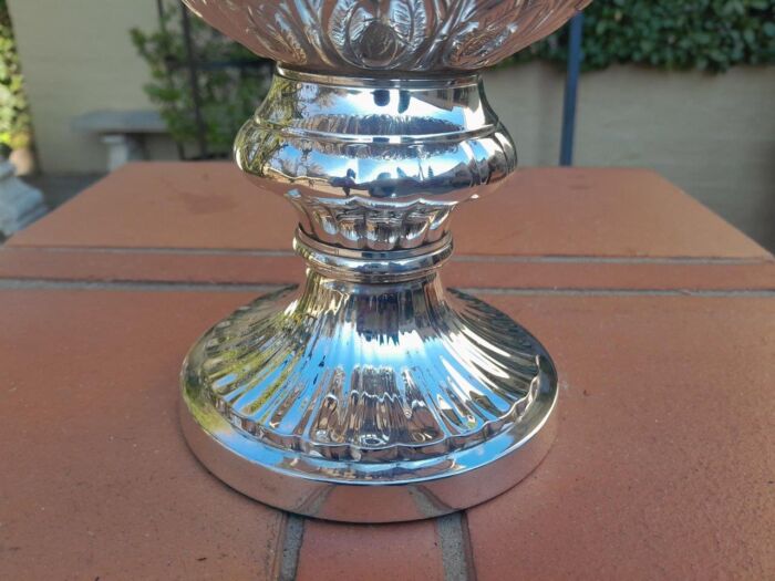 A 19th Century Pair Of Silver Plate Anglo Indian Wine Coolers - Image 8