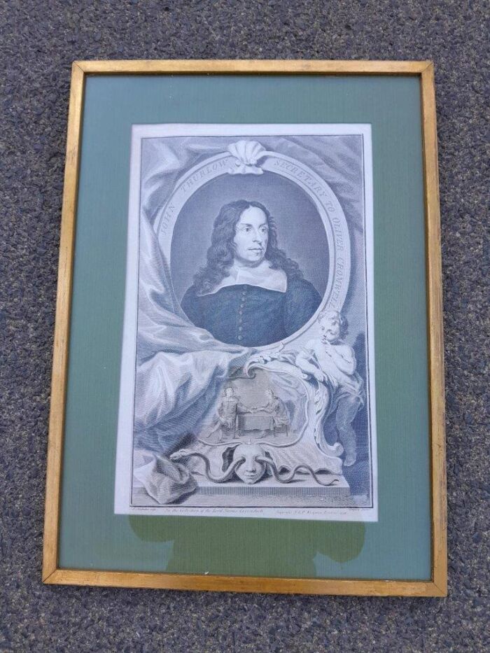 A 20th Century Set Of Six Gilt Framed Antique Engravings - Image 7