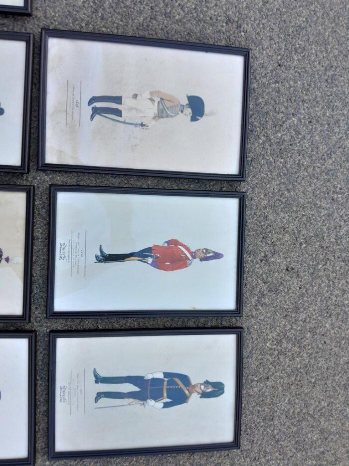 A 20th Century Collection Of Eleven  Coloured Prints  Officers.  Provenance Wilkinson Sword - Image 7