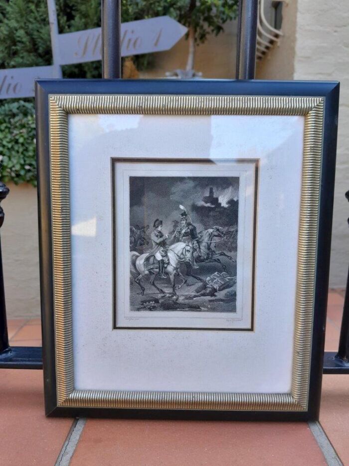 A 20th Century Framed Etching of Napoleon on Easel - Image 5