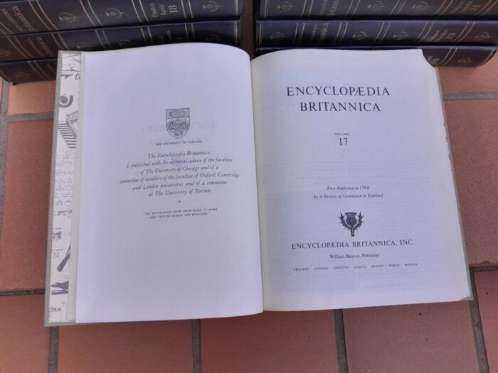 A 20th Century / Circa 1968 Full Set Of 24 Books (23 Books Plus Index) Of Encyclopaedia Britannica - Image 7