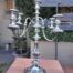 An Antique  / Circa 1900 Large Electroplate Candelabra With Sconces And Nozzles