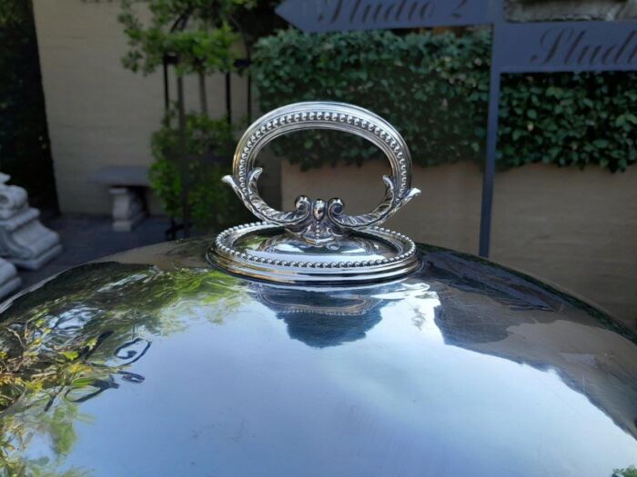 A 19th Century Silver Plated Food Dome - Image 5