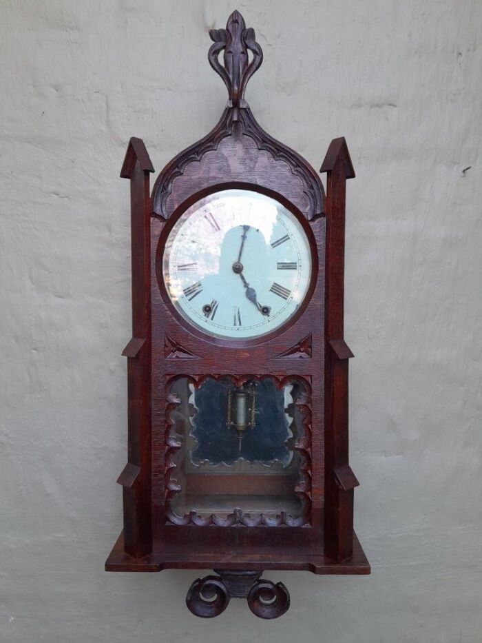 A 19th Century Antique Circa 1855 British Handmade Clock