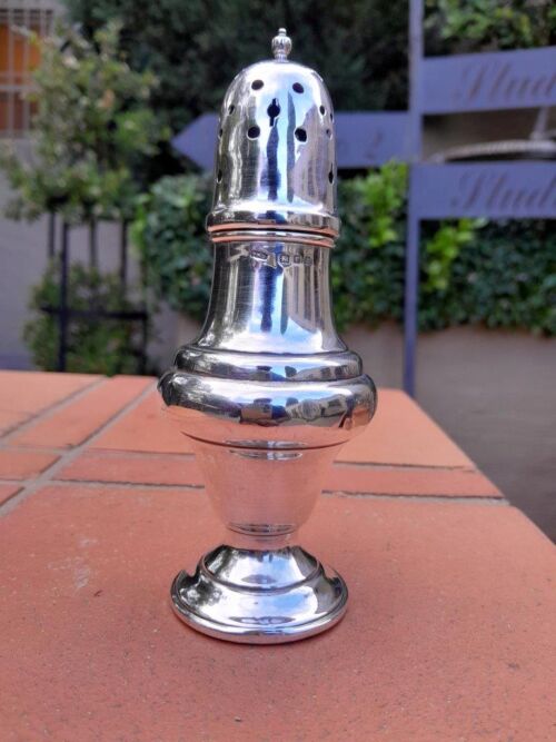 An Antique George V Birmingham 1911 Silver Sugar Caster 121g