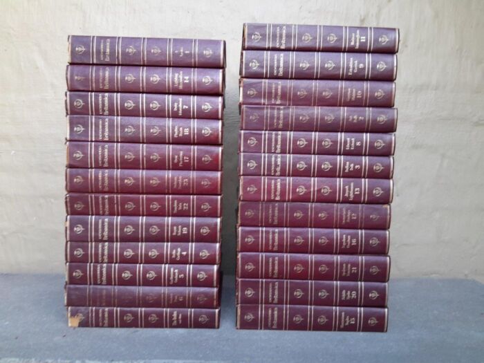 A 20th Century Set Of Encyclopedia Britannica (Comprising 24 Volume) Circa 1973             