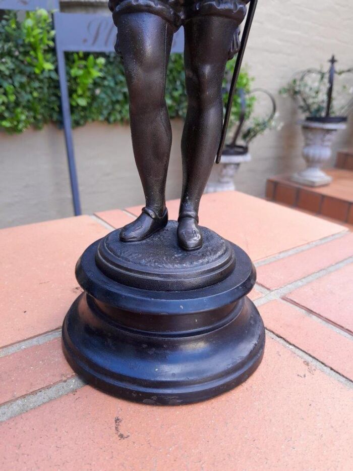 A 20th Century Pair Of Spelter Soldier Statues - Image 5