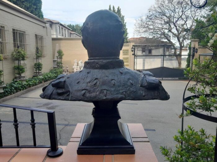 An Early 20th Century Large and Heavy Bronze Bust of King Edward VII On Plinth - Image 8