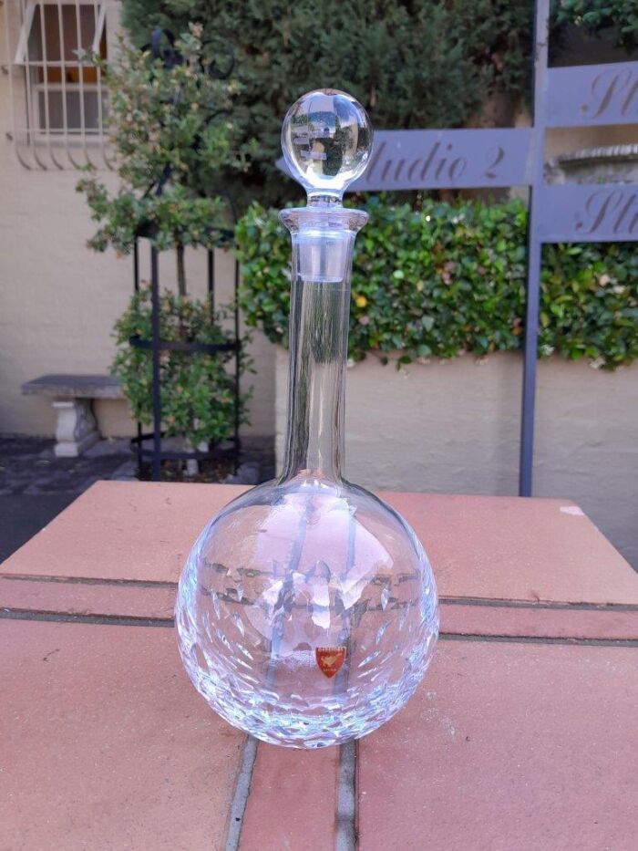 An Orrefors Crystal Decanter