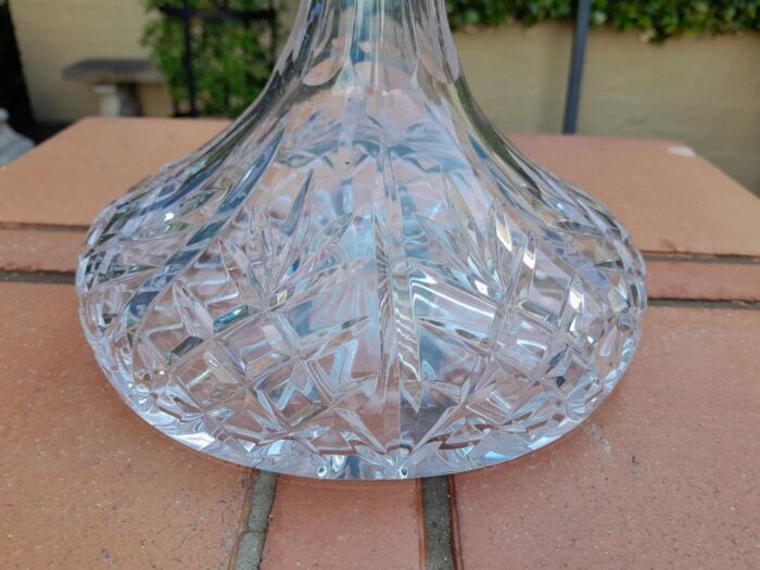 A Cut Crystal Ships Decanter - Image 3