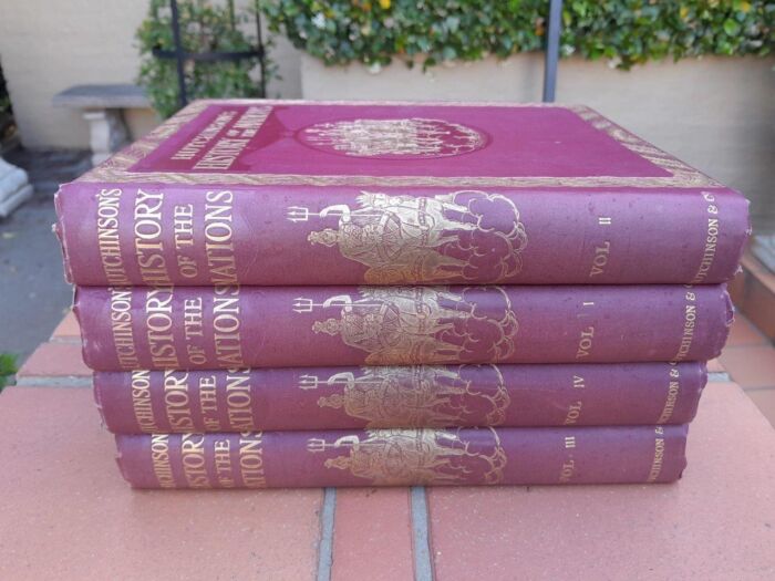 BOOKS: A 20th Century Set of Four Books History of the Nations Volumes 1-IV  by Hutchinson  - Image 2