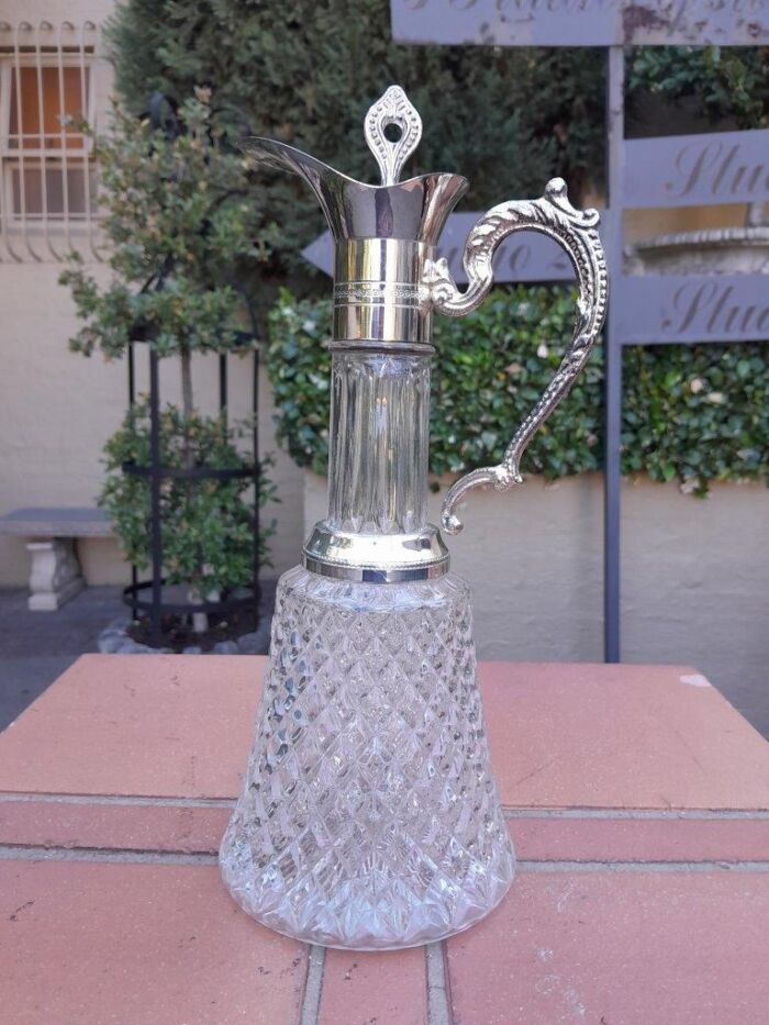 A 20th Century EPNS Mounted Water / Wine Decanter