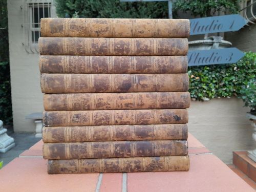 An Antique Set of Books Circa 1860s Nine Volumes: The Journal of Horticulture