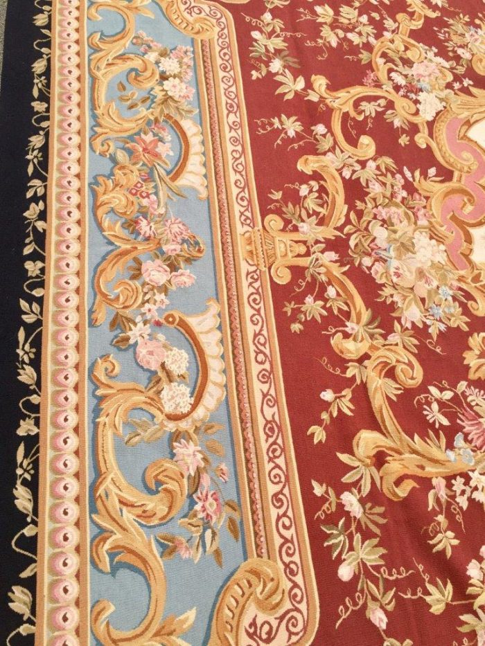 A 20th Century Hand Knotted/Handmade French Aubusson (This carpet took over a year to make) - Image 2