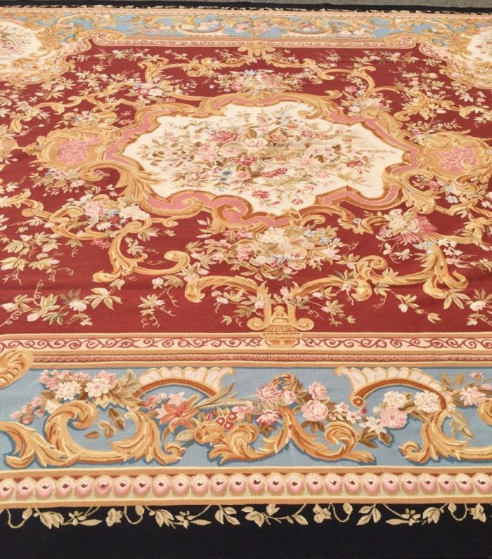 A 20th Century Hand Knotted/Handmade French Aubusson (This carpet took over a year to make) - Image 3