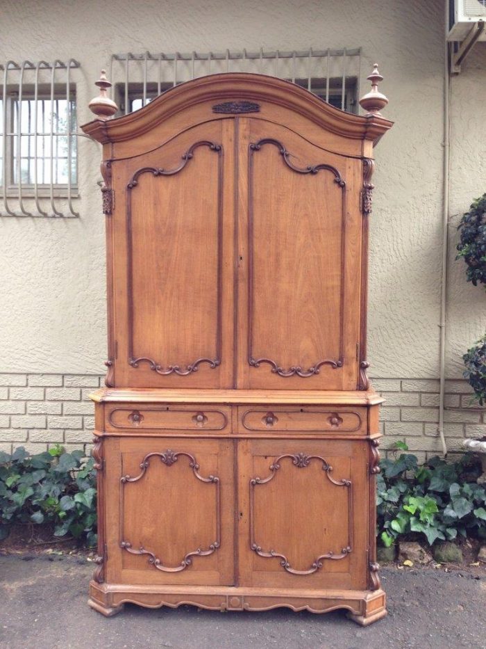 Indo Dutch Rosewood And Teak Linen Press