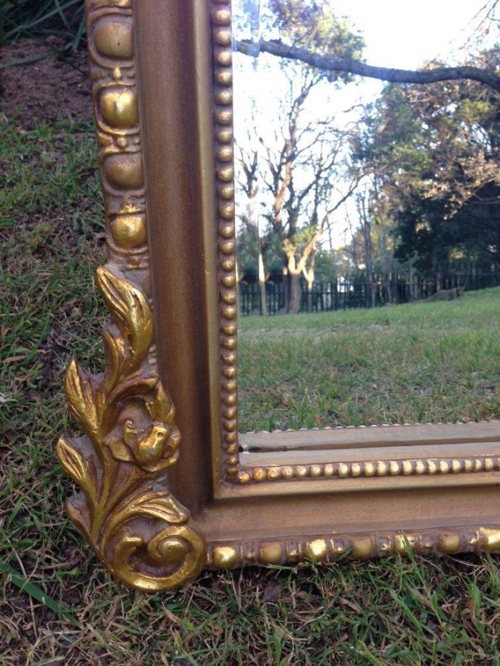 An Ornate Carved Arched Bevelled Mirror - Image 4