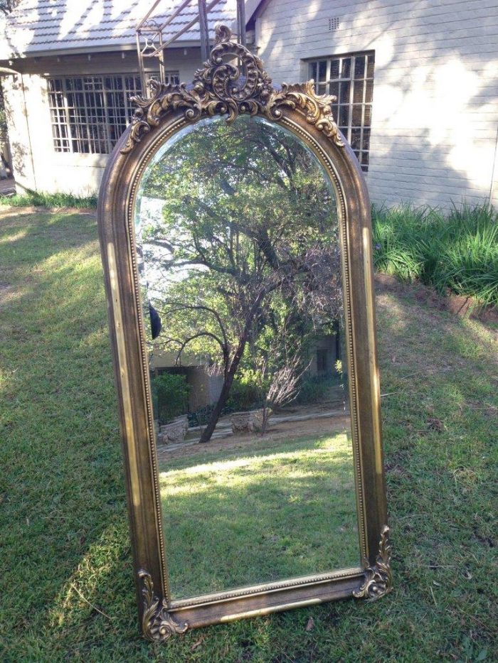 A Gilded French Mirror in the Rococo Style