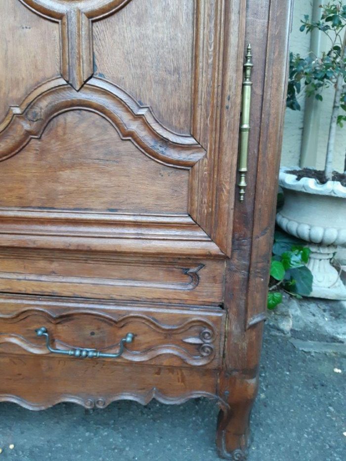 French Oak Port Armoire from La Rochelle France - Circa Early 19th century  - Image 8