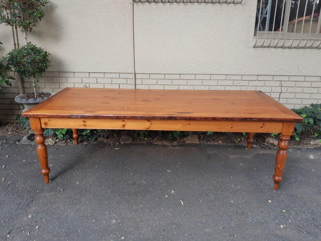 oregon pine dining room table for sale