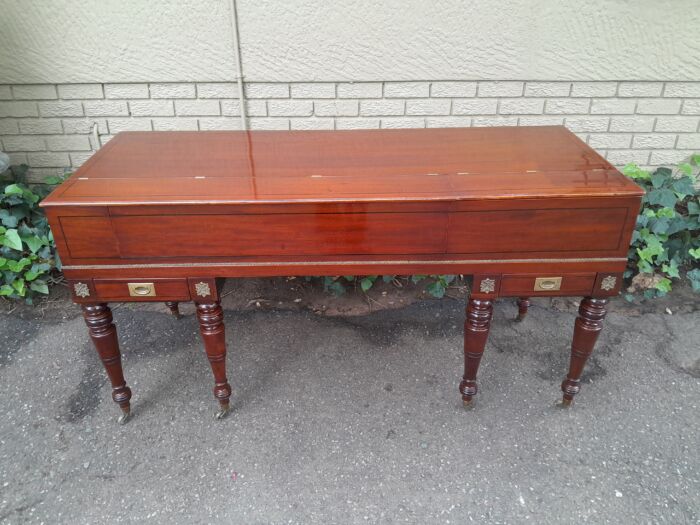 An Early 19th Century Square Grand William Stordart Piano for Use as a Table / Console Table / Drinks Table - Image 13