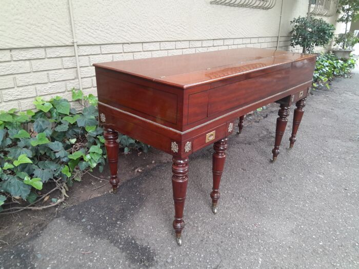 An Early 19th Century Square Grand William Stordart Piano for Use as a Table / Console Table / Drinks Table - Image 16