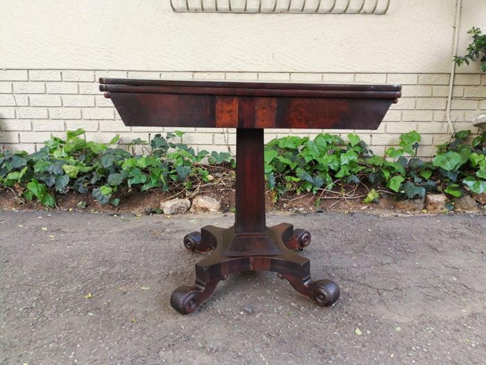 A William IV Mahogany Card Table - Image 3