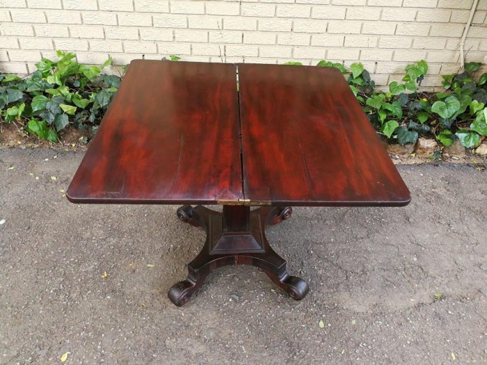 A William IV Mahogany Card Table - Image 7