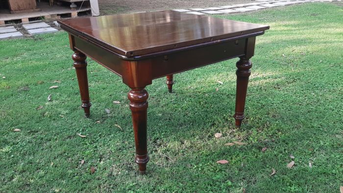 Victorian Mahogany Extension Table On Castors (8 Seater) - Image 14