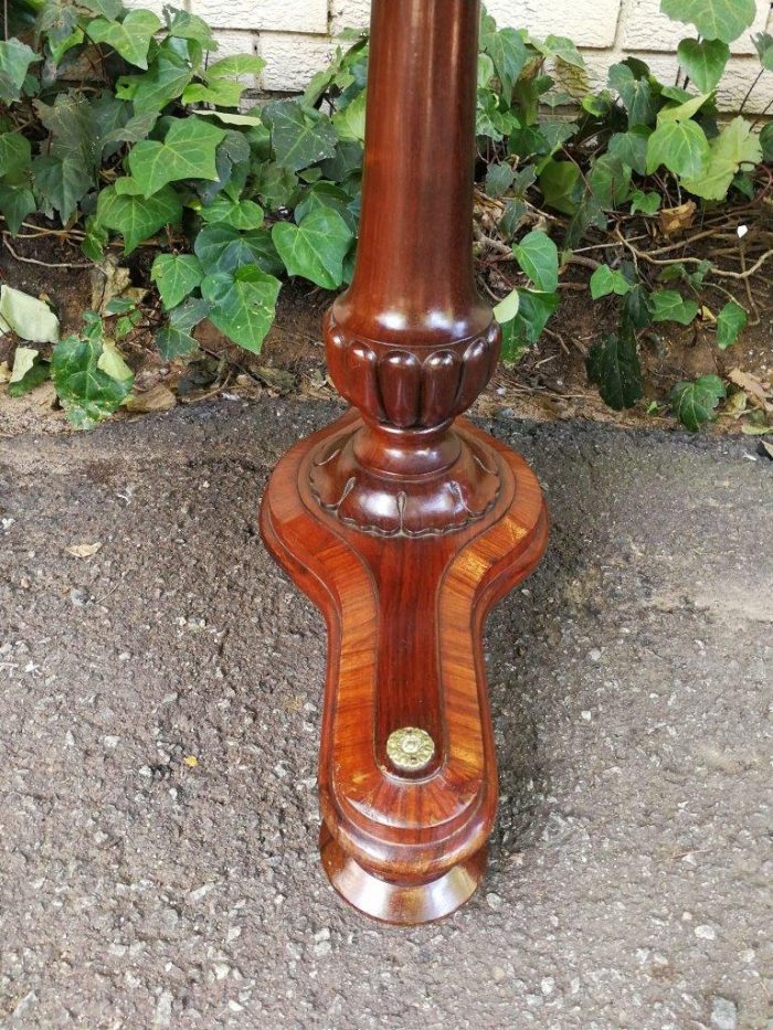 A Regency Rosewood Sofa Table With Brass Castors - Image 9