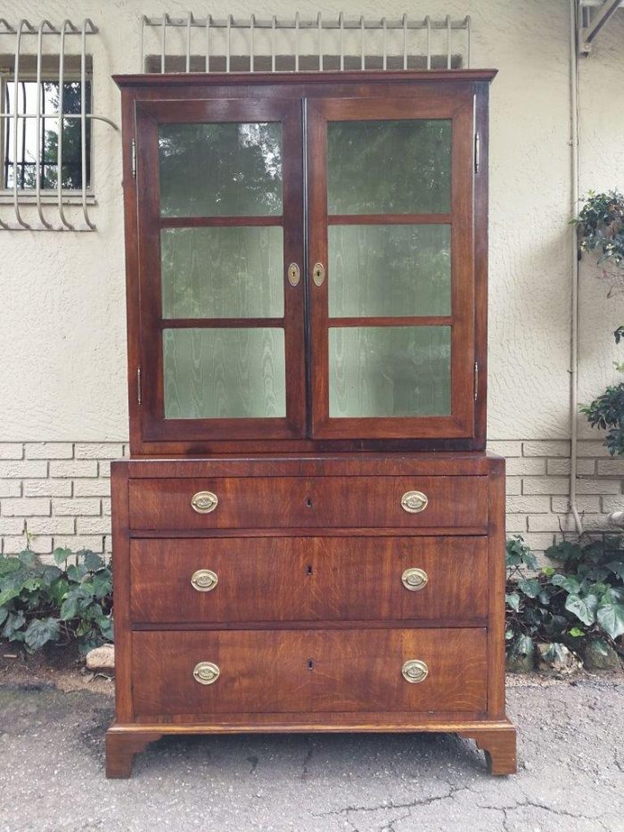 A George Iii Mahogany Bookcase