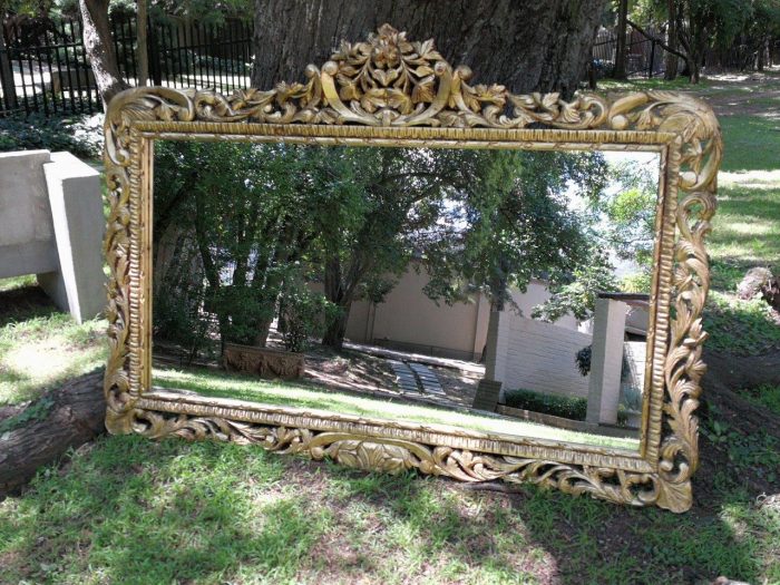 Ornately Carved Gilded Mirror - Image 2