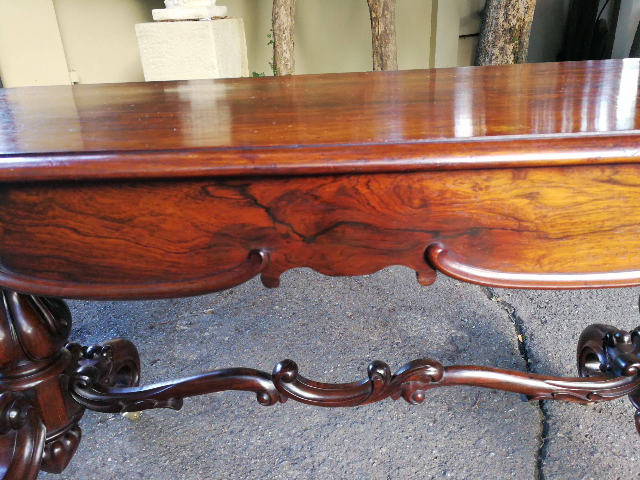 rosewood lamp table