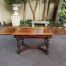 19th Century Dutch Oak " Draw Leaf Extension Table