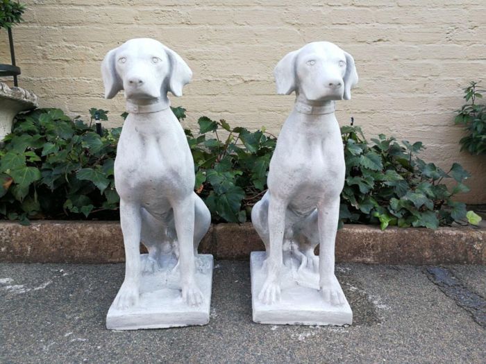 Pair of Concrete Dog (Style 1)