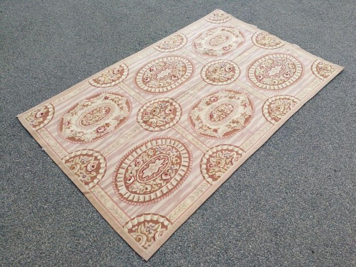 A Handmade French Aubusson Carpet / Rug