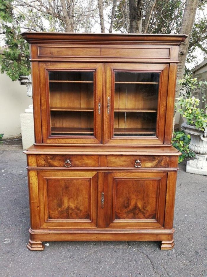 A 19th Century Fench Cherrywood Display Cabinet