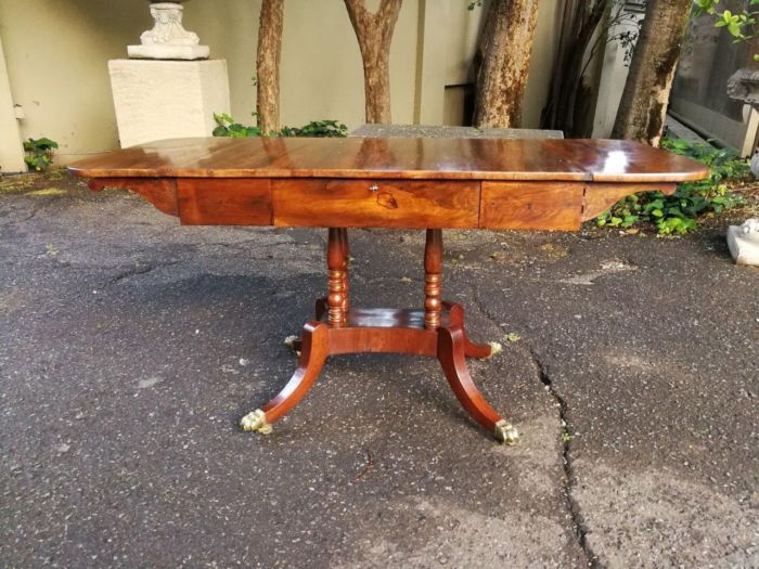 A Circa 1800 Regency Rosewood pembroke table