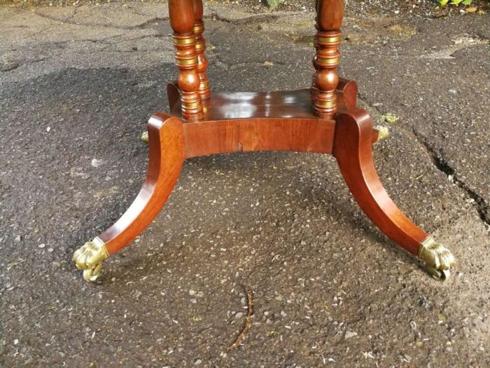 A Circa 1800 Regency Rosewood pembroke table, on castors - Image 8