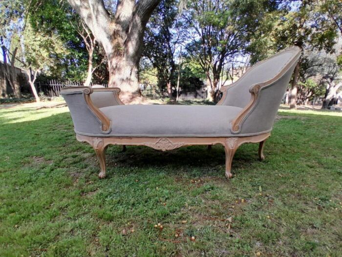 A French Painted Chaise Longue ND - Image 2