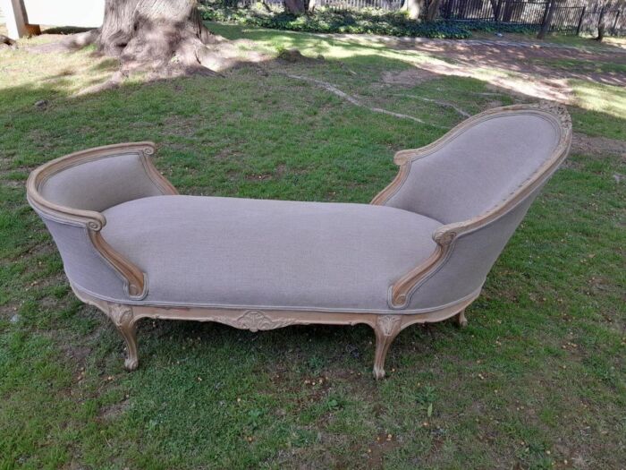 A French Painted Chaise Longue ND - Image 4