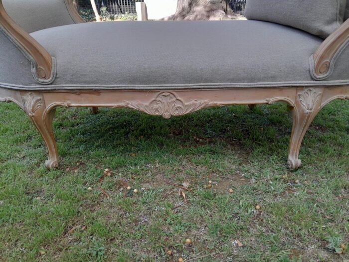 A French Painted Chaise Longue ND - Image 11