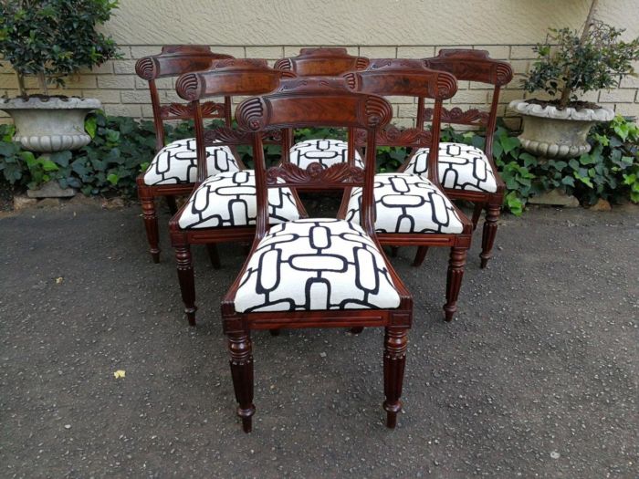 A Set Of Six William Iv Mahogany Chairs - Image 2