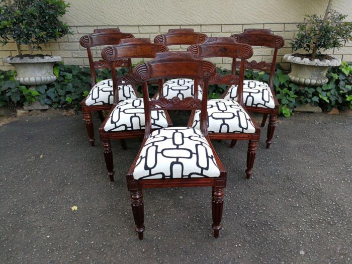 A Set Of Six William Iv Mahogany Chairs - Image 3