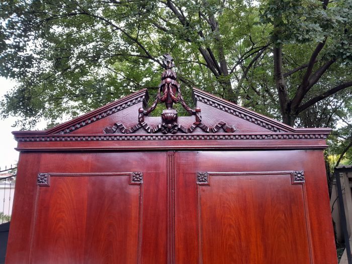 A Louis XVl Circa 1790 Mahogany Armoire, With Original Brass Mounts - Image 7