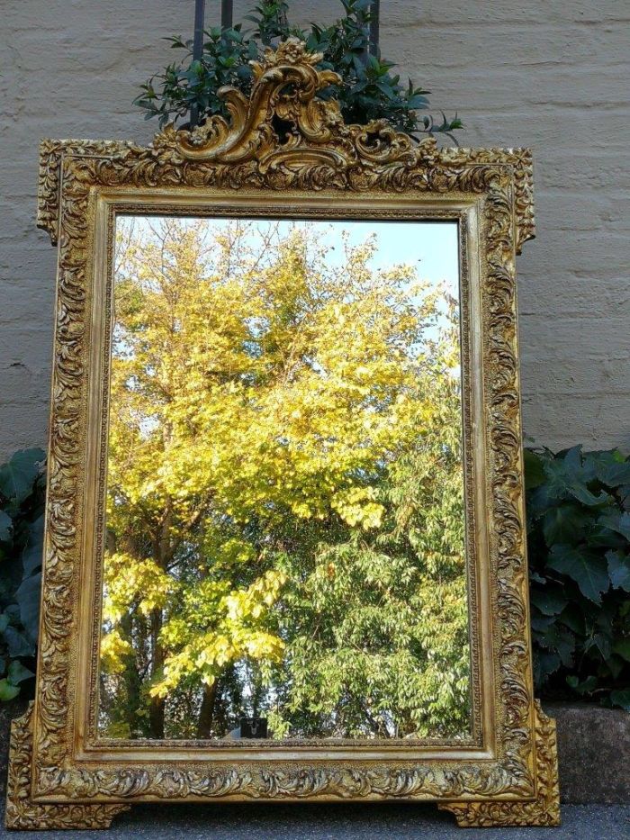 A Heavily Carved and Gilded Mirror ND - Image 2